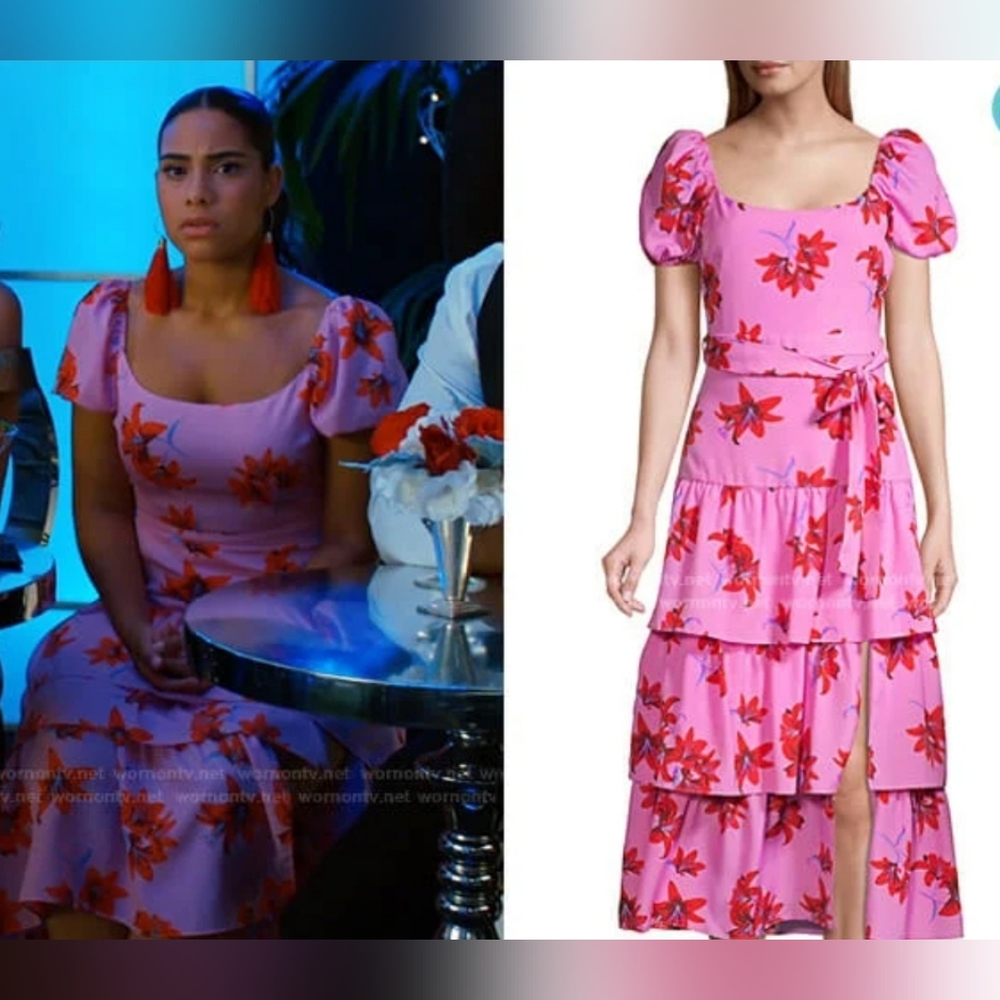 Likely Pink Floral Lottie Midi Dress - Picture 6 of 12
